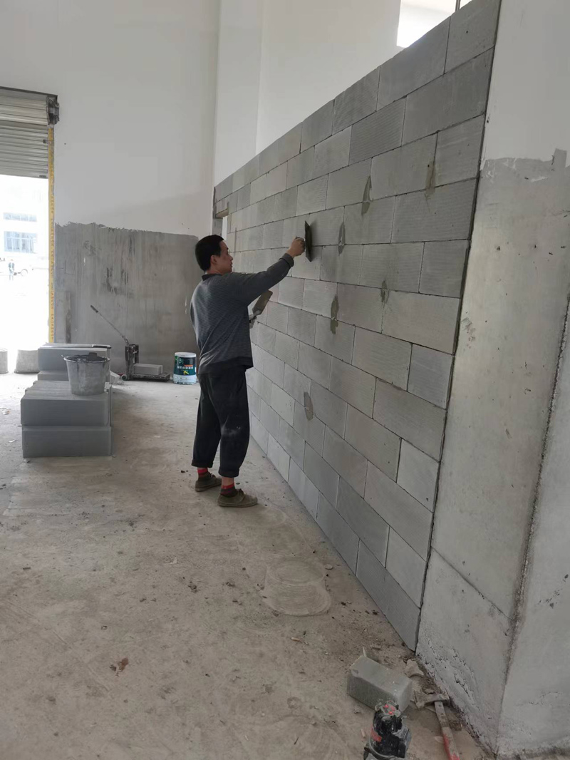 加气砖轻质隔墙施工