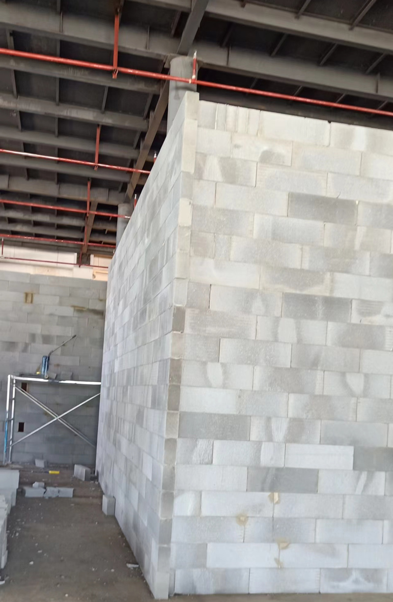 加气砖隔墙施工实拍案例